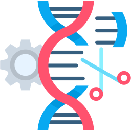 edição genética Ícone