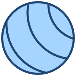 Fitness ball icon