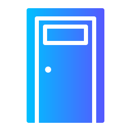 Closed door icon