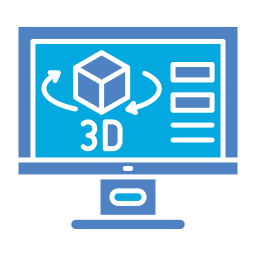 projeto 3d Ícone