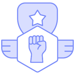 Freedom fighter icon