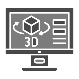 progettazione 3d icona