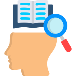 Search of knowledge icon