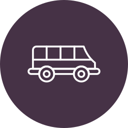 Camper van icon