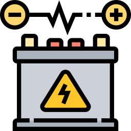 batteria dell'auto icona