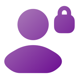 User lock icon