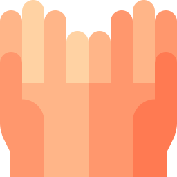 Open hands icon