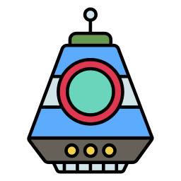 Space capsule icon