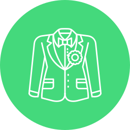 Groom suit icon