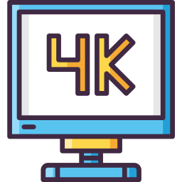 4k film icon