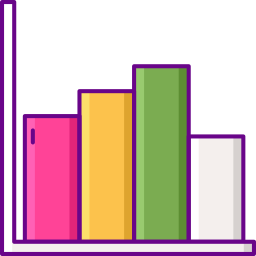 diagramme à bandes Icône