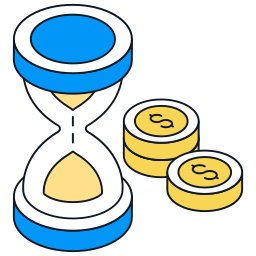 Investment time icon