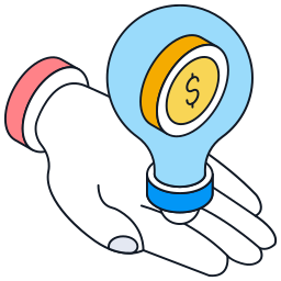 Financial idea icon