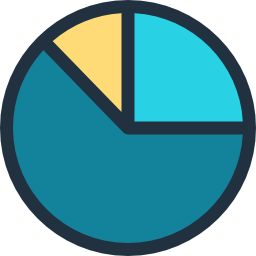 diagramme circulaire Icône