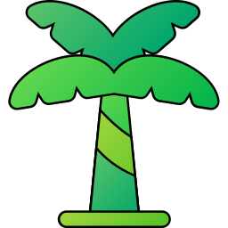 Banana tree icon