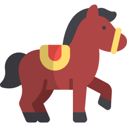 Racing horse icon