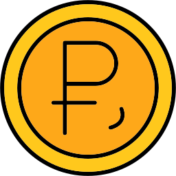 Ruble coin icon