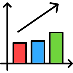 Growth graph icon