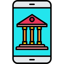 Mobile banking icon