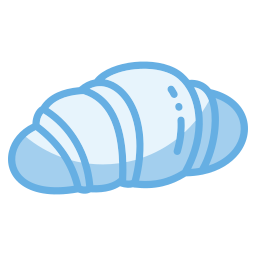 Croissant bakery icon