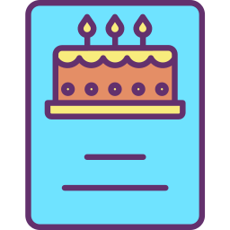 Greeting card icon