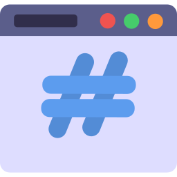 hashtags icon