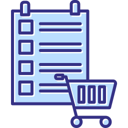 Shopping list icon