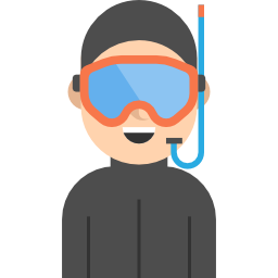 Scuba diver icon