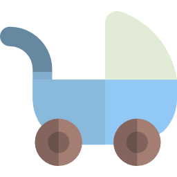 poussette de bébé Icône