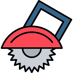 Power saw icon