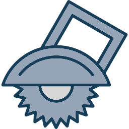 Power saw icon