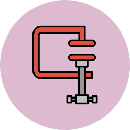 C clamp icon