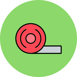 Adhesive tape icon