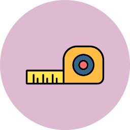 Measure tape icon