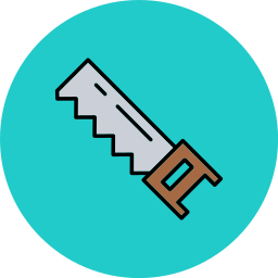 Hand saw icon