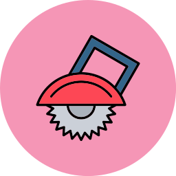 Power saw icon