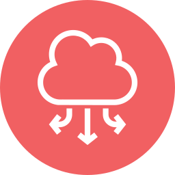 Cloud download icon