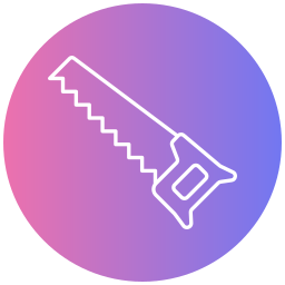 Hand saw icon