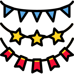 Bunting Ícone