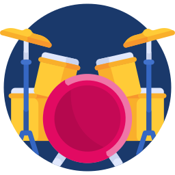 Drum set icon