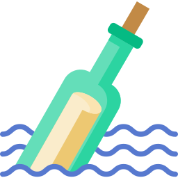 Message in a bottle icon