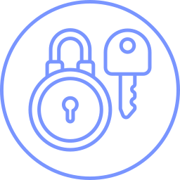 Key lock icon