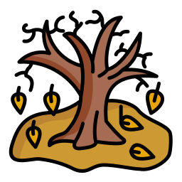 Deciduous tree icon