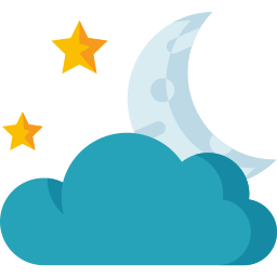 bewölkte nacht icon