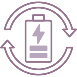 Eco battery icon