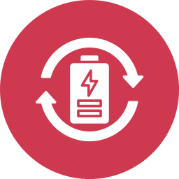 Eco battery icon