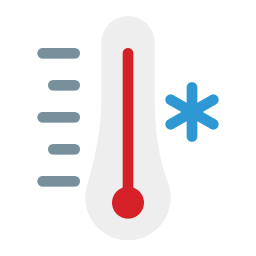 Thermometer cold icon