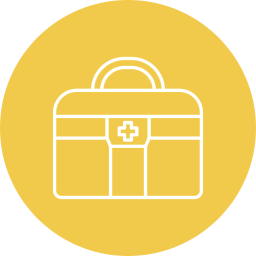 First aid kit icon