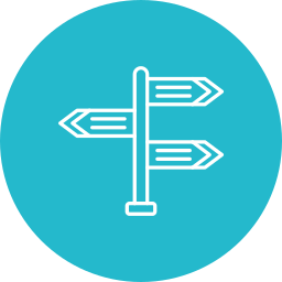 Signpost icon