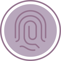 biometrische identifizierung icon